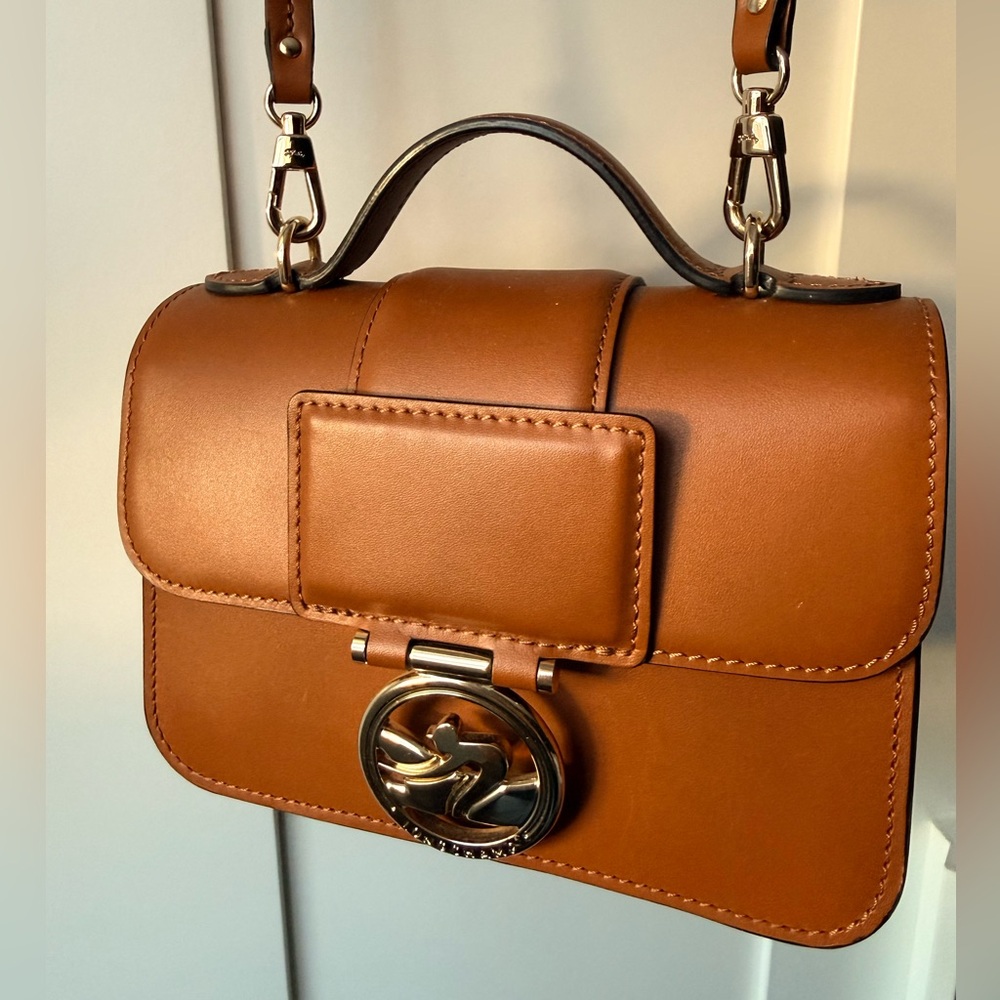Pristine condition - Longchamp Box-Trot Extra Small Leather Crossbody Bag